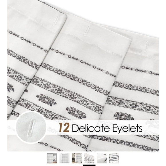 Waffle Shower Curtain-Cloth Shower Curtain [84] - Picture 3 of 5